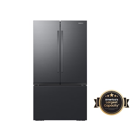 Samsung 32 cu. ft. French Door Refrigerator with Ice Bites Feature in Matte Black RF32CG5100MTAA